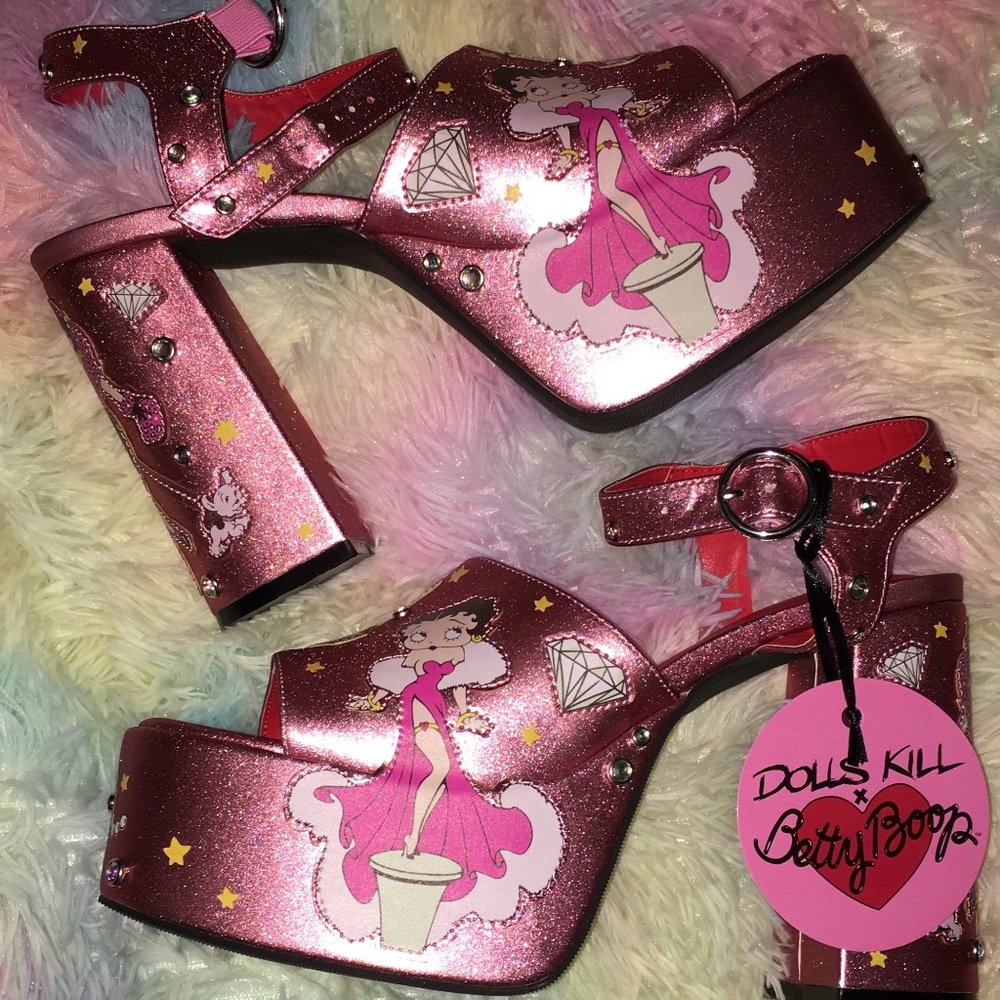 Dolls Kill Betty Boop Heels - Picture 1 of 1